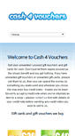 Mobile Screenshot of cash4vouchers.com